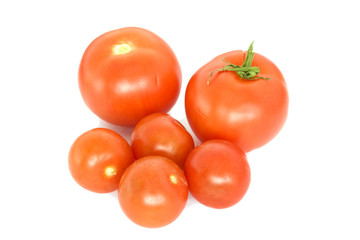tomato on white