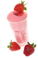 smoothie with strawberry