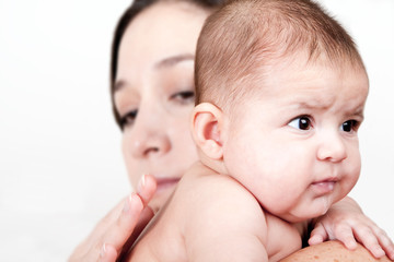 Baby burping