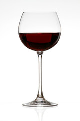 red wine glas