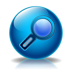 Search glossy icon