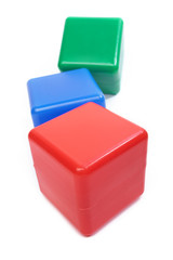 plastic cubes