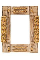 wooden frame.