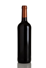 rotwein flasche ohne etikett