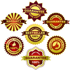 Vector great collection of sale labels