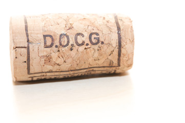 cork with the brand of quality DOCG
