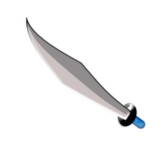 isolated sword