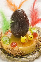 Spanish cuisine. Easter cake.