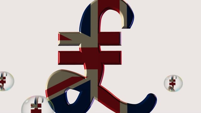 currencies textured in flags