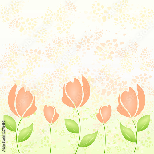 "Fiori su sfondo delicato" Immagini e vettoriali Royalty ...