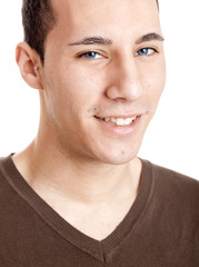 Obraz premium Young man smilling