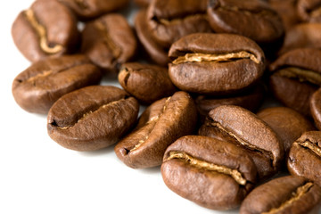 Macro coffee beans