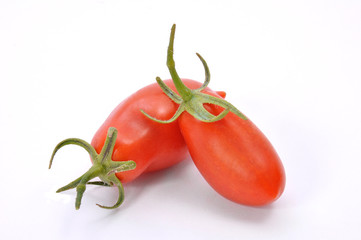 Naklejka premium pomodoro datterino licopene solanaceae rosso sugo