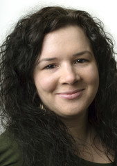 Junge frau Karin lächelt gewinnend