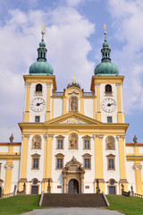 Fototapeta na wymiar basilica of Virgin Mary in Olomouc,Czech rep.
