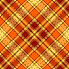 Seamless yellow-orange cross pattern