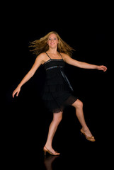 Naklejka premium Attractive glamor lady