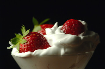 Fragole e panna