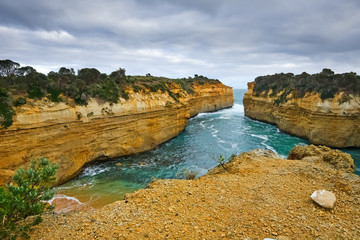 Fototapeta na wymiar Ocean coast, Great Ocean Road, VIC, Australia
