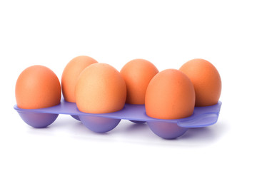 eggs isolated on white background