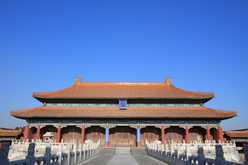 Beijing forbidden city inner court