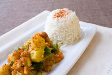 Afrikanisches Gemüsegericht