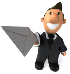 Businessman et contact