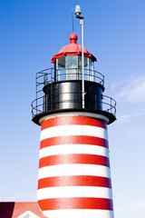 West Quoddy Head Lighthouse, Maine, USA
