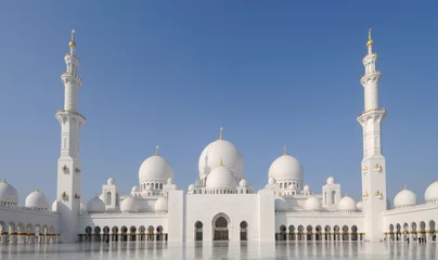Foto op Plexiglas Sheikh Zayed Mosque in Abu Dhabi, United Arab Emirates © philipus