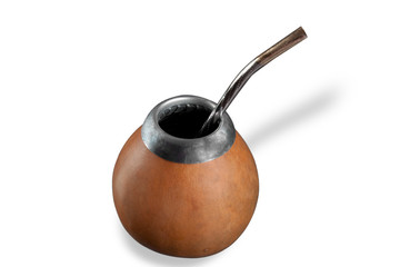 Calabash with bombilla