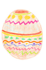 Easter egg drawing