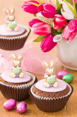 Easter Bunny Cupcakes