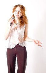 chanteuse russe épanouie