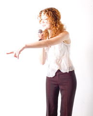 chanteuse russe épanouie