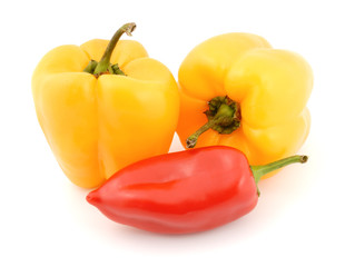 Fresh peppers vegetable