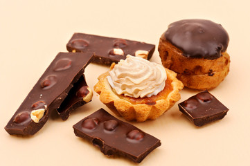 cakes and chocolate