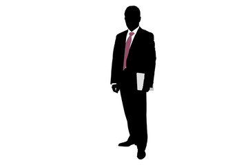 businessman with folder