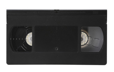 Obraz premium VHS video Tape Isolated on White with clipping path