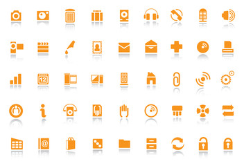 Web Icons and Symbols - editable vector illustrations