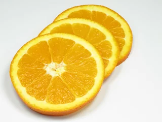 Abwaschbare Fototapete Obstscheiben Orangenscheiben