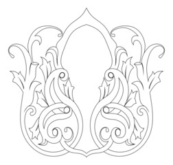 floral elements for design