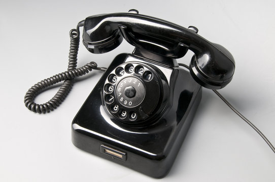 Antikes Telefon, Wählscheibentelefon