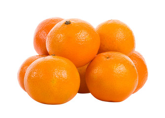 heap of ripe tangerines
