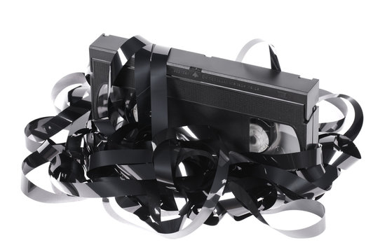 vhs video cassette