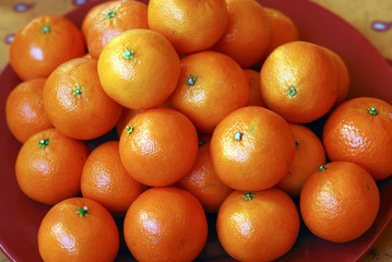 Small tangerines for the Chinese New Year