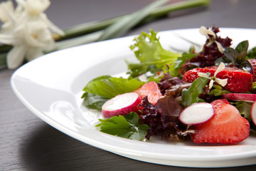 Radish Strawberry salad