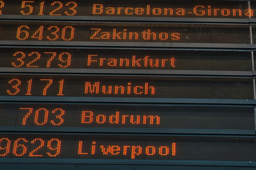 Airport Departure Board