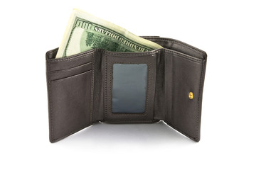 Wallet with banknotes
