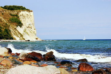 Aussicht Blick zum Kap Arkona, Insel Ruegen, Deutschland