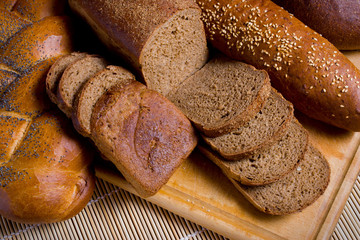 Variety of Breads.